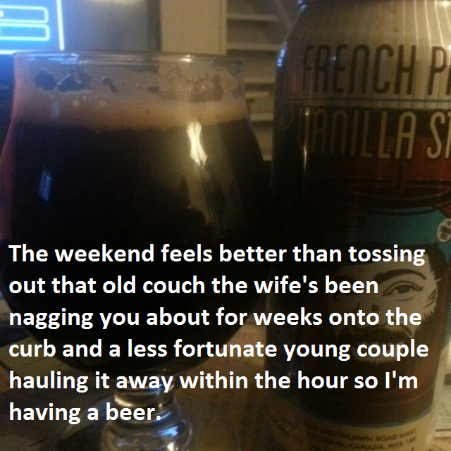 SoImHavingABeer's tweet photo. @DT_Brewing #FrenchPressVanillaStout #Beer #SoImHavingABeer https://t.co/a3zY6N7QeZ