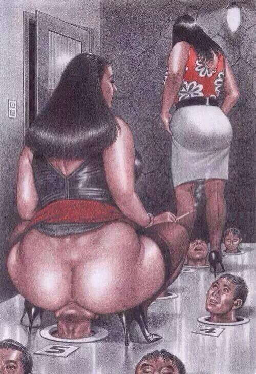 Russin Mutter Cartoon Facesitting