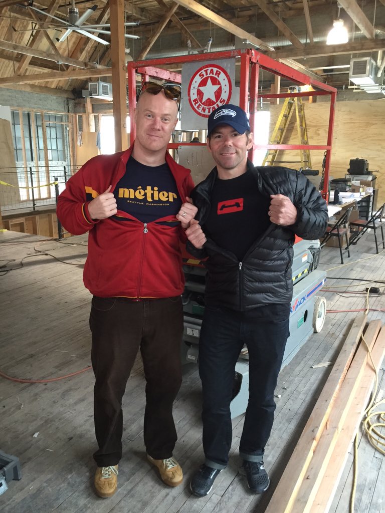 HerriottSP's tweet photo. Gary &amp; TH sporting some new &amp; old looks. https://t.co/PQ9I35RNgv