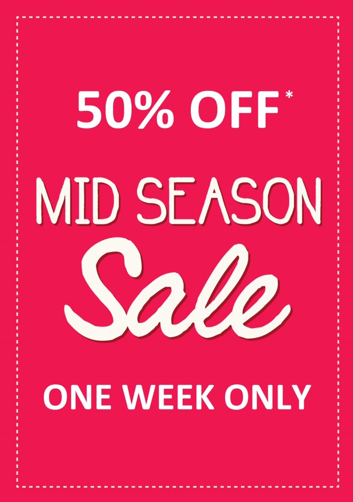 *** NEWS FLASH *** CLICHÉ MID-SEASON CLEARANCE SALE, starts tomorrow Saturday 24th October iloveCliche.co.uk