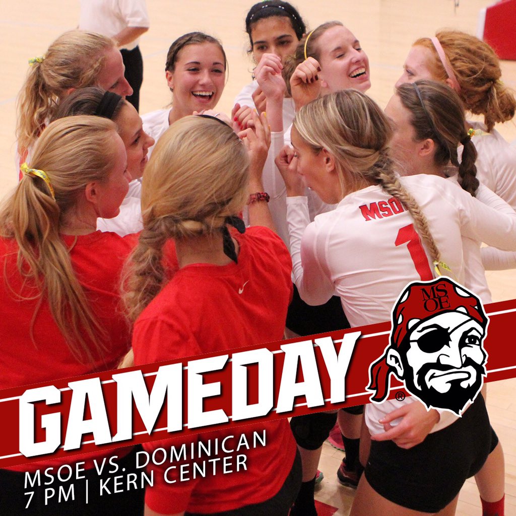 MSOE_Raiders's tweet photo. GAMEDAY! Celebrate Senior Night with @MSOE_WVB tonight at 7p. Raiders host Dominican. #WeArrrRaiders https://t.co/MnetNyNr0N