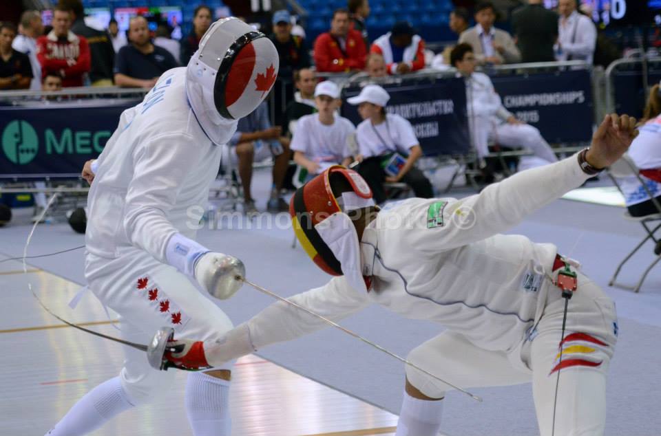 Esgrima. WC Berna (SUI). @Yulenone único español en llegar al T64 en espada individual. Hizo pleno en las poules.