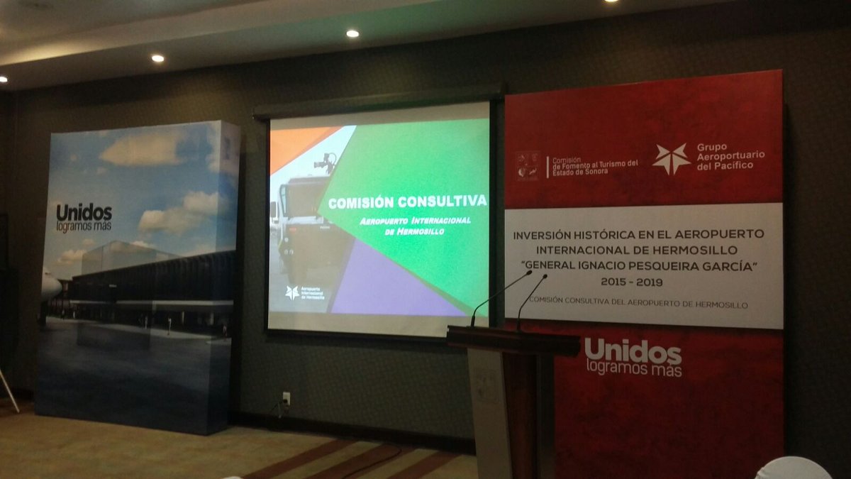 VisitSonora's tweet photo. Se invertirán históricos 386 mdp en infraestructura para mejor operación del Aeropuerto de Hermosillo. https://t.co/F7VYR7NbIX