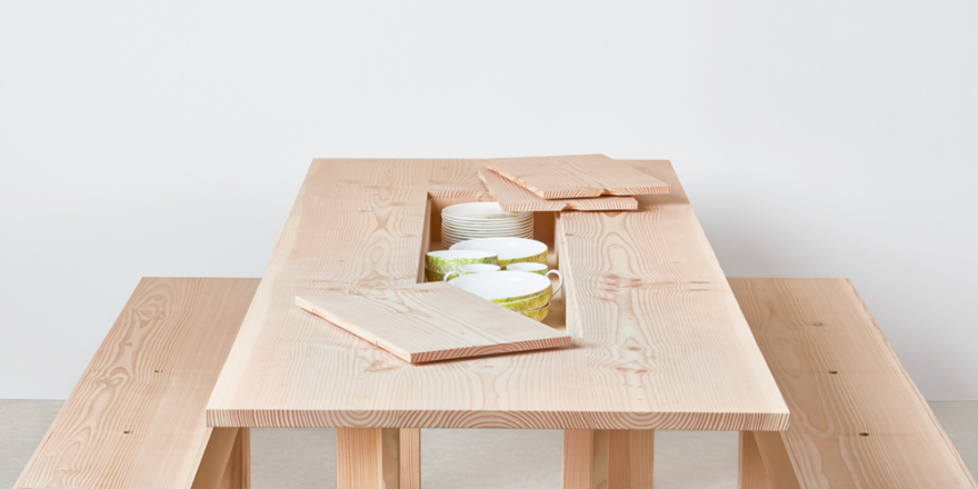 core77's tweet photo. The dining table: a place for cutlery, napkins and much more than you previously thought. https://t.co/d7M1raMAVu https://t.co/oaMIdCLsT2