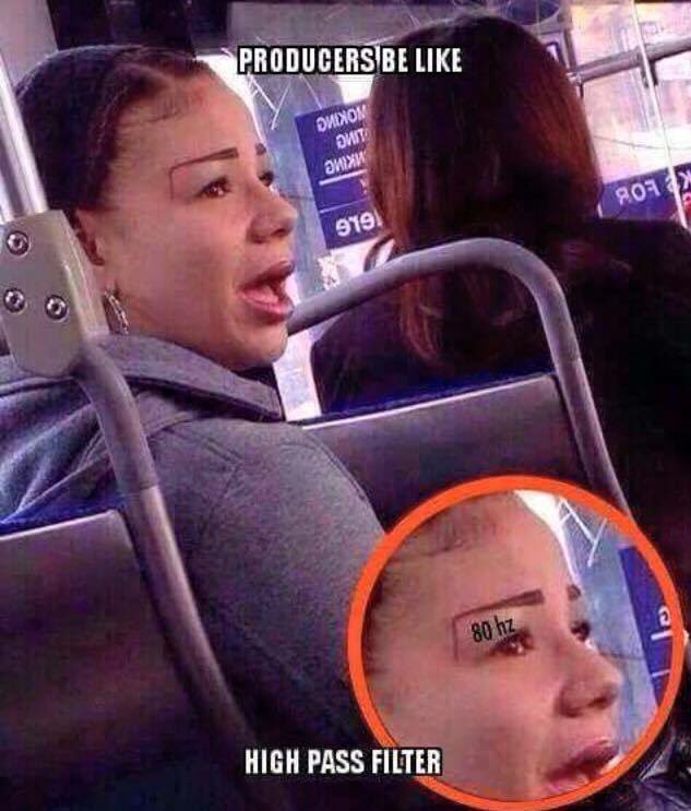 ewbeats's tweet image. That&apos;s some funny. #eyebrows #highpassfilter #80hz #producersbelike #eyebrowsnotonfleek