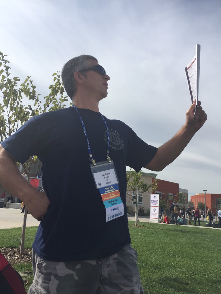 teachusingtech's tweet photo. Now the #fallcue Fullerton School District picture is complete #minus .@ruben_reed https://t.co/9kOrJgXrnA