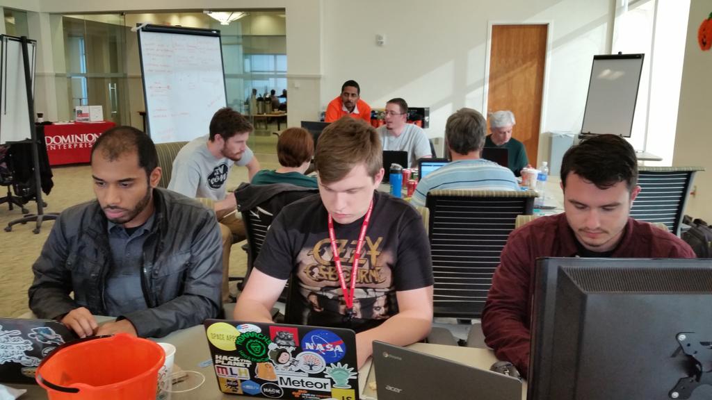 thecbliss's tweet photo. #DEHackathon #ODU @DomEnterprises @Code4HR @ODUnow hack-the-vote? https://t.co/lxRwEAsrk7