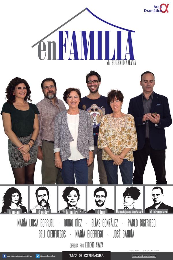 Mañana, preestreno en Mérida de #EnFamilia. Entrada gratis hasta completar aforo. A las 20.30 en la Sala Trajano