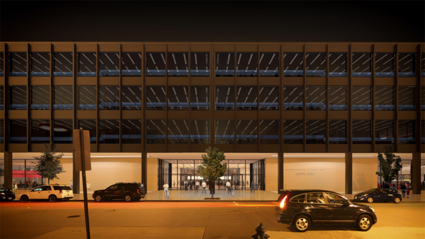 architectmag's tweet image. New renderings released of the renovation of Mies van der Rohe&apos;s #MLKLibrary in D.C. bit.ly/1jD5JKA