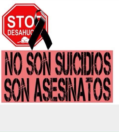 PAH_Sevilla's tweet photo. #NoSonSuicidios @LA_PAH Hoy se ha suicidado una comPAH de @pahciempozuelos por culpa de esta crisis,descansa en paz https://t.co/vJkPUlKoH0