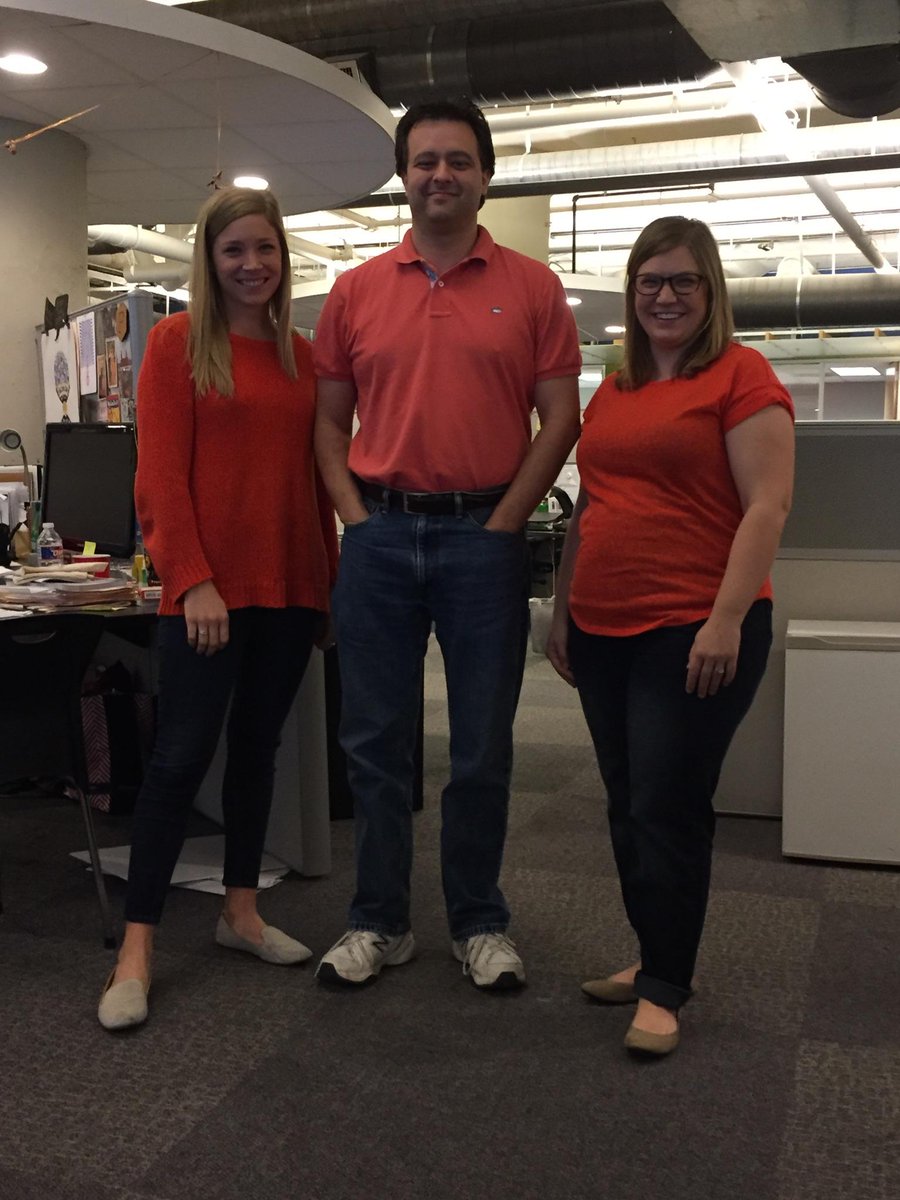 Imaginuity's tweet photo. #Twinning (or Tripleting in this case) around here today. #agencylife #pictureday #imaginuity #dallas #mydtd https://t.co/HzC9Yyige7