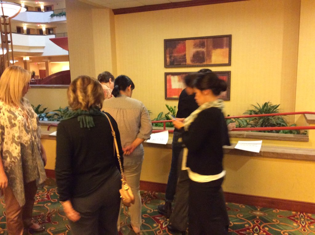 CliffGoodacre's tweet photo. Gallery Walk at #flexlearning2015 with @MirelesTrey https://t.co/aA43zTjtEk