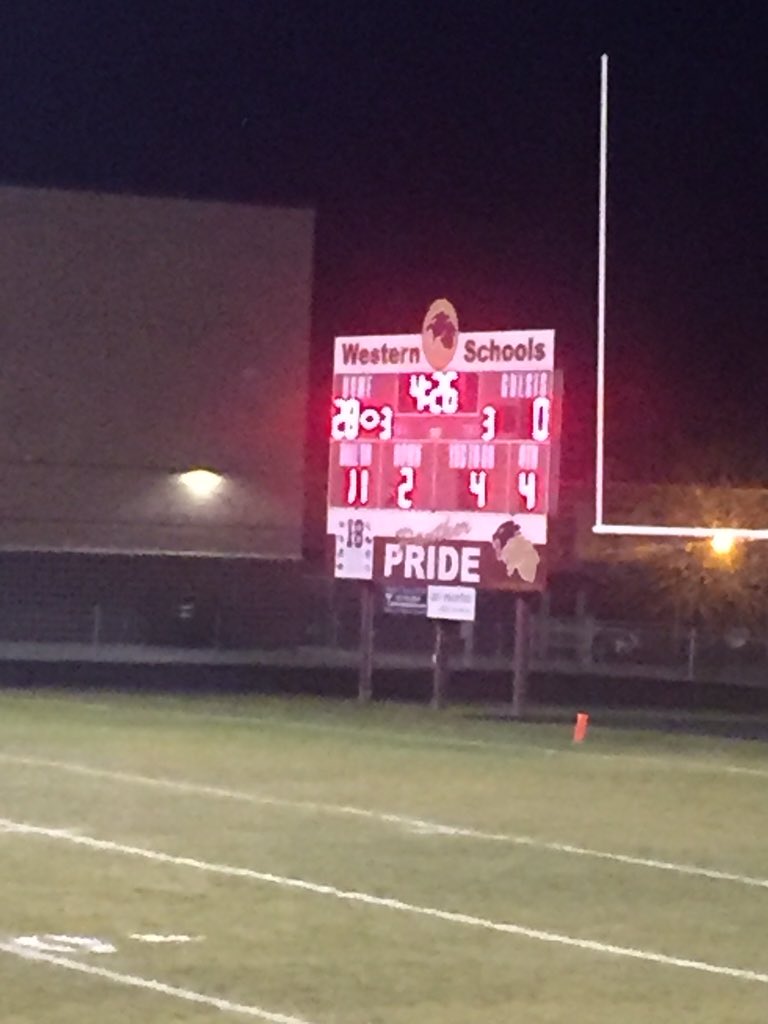 Looks like we're going to the playoffs!🏈 Go Western!!🏈🏈