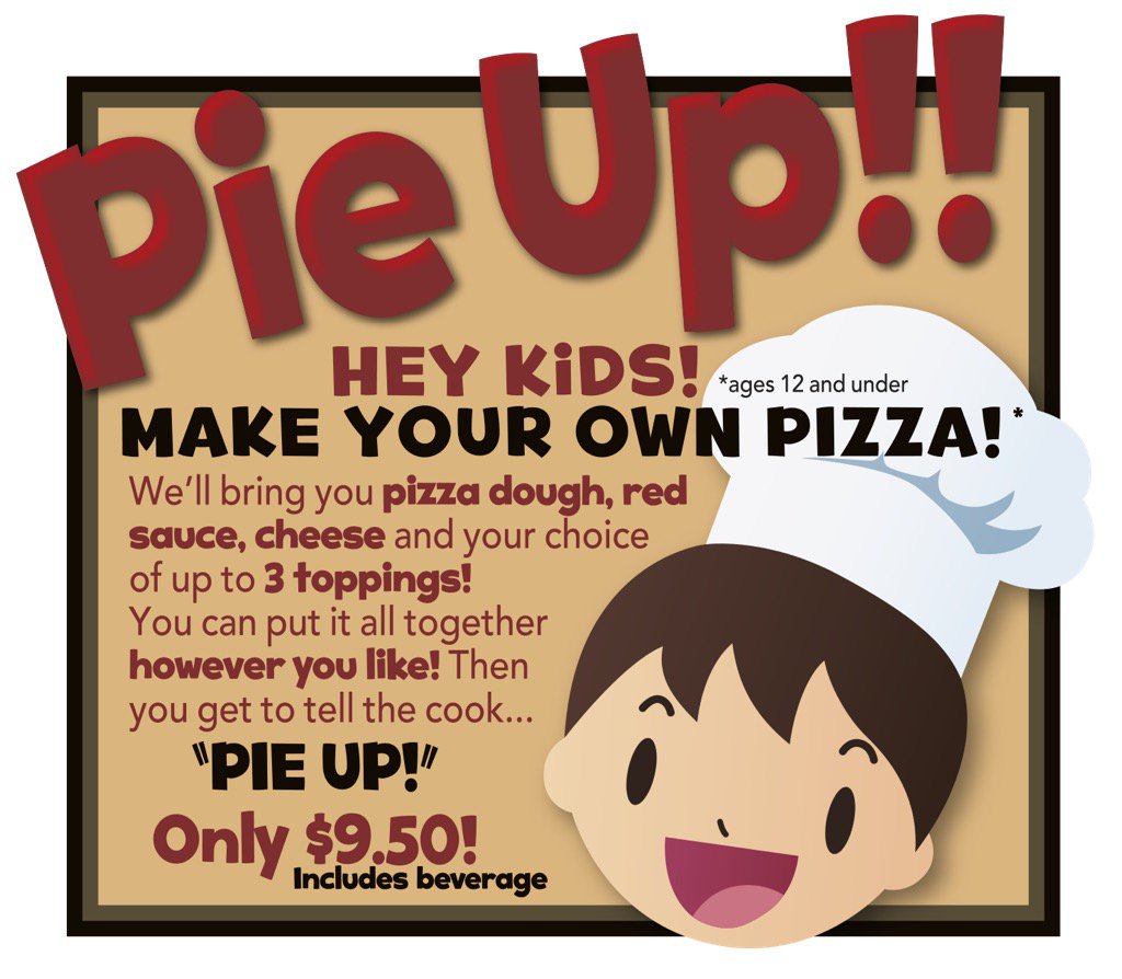 TracksidePizza's tweet photo. Let the kids make dinner tonight! At #TracksidePizza, kids get to make their own pizza! https://t.co/sxbF1AuOhL