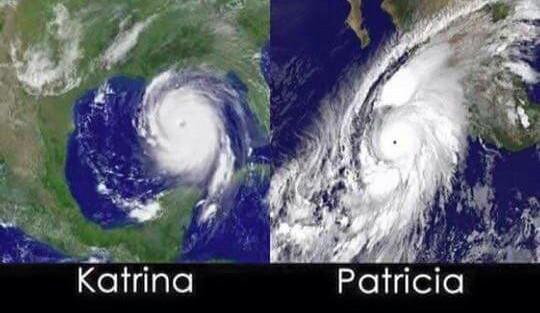 Blito_VD's tweet photo. Para que nos demos una idea de la inmensidad de 'Patricia'!!!
#HuracánPatricia https://t.co/C5O2rddUZO