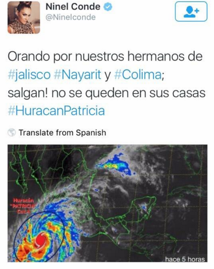TuPreferidaFM's tweet photo. ¡Bella pero bruta! Ninel Conde sugirió a mexicanos a salir de casa en plena tormenta https://t.co/zR1rMc46Dd https://t.co/SNfroPOcb3
