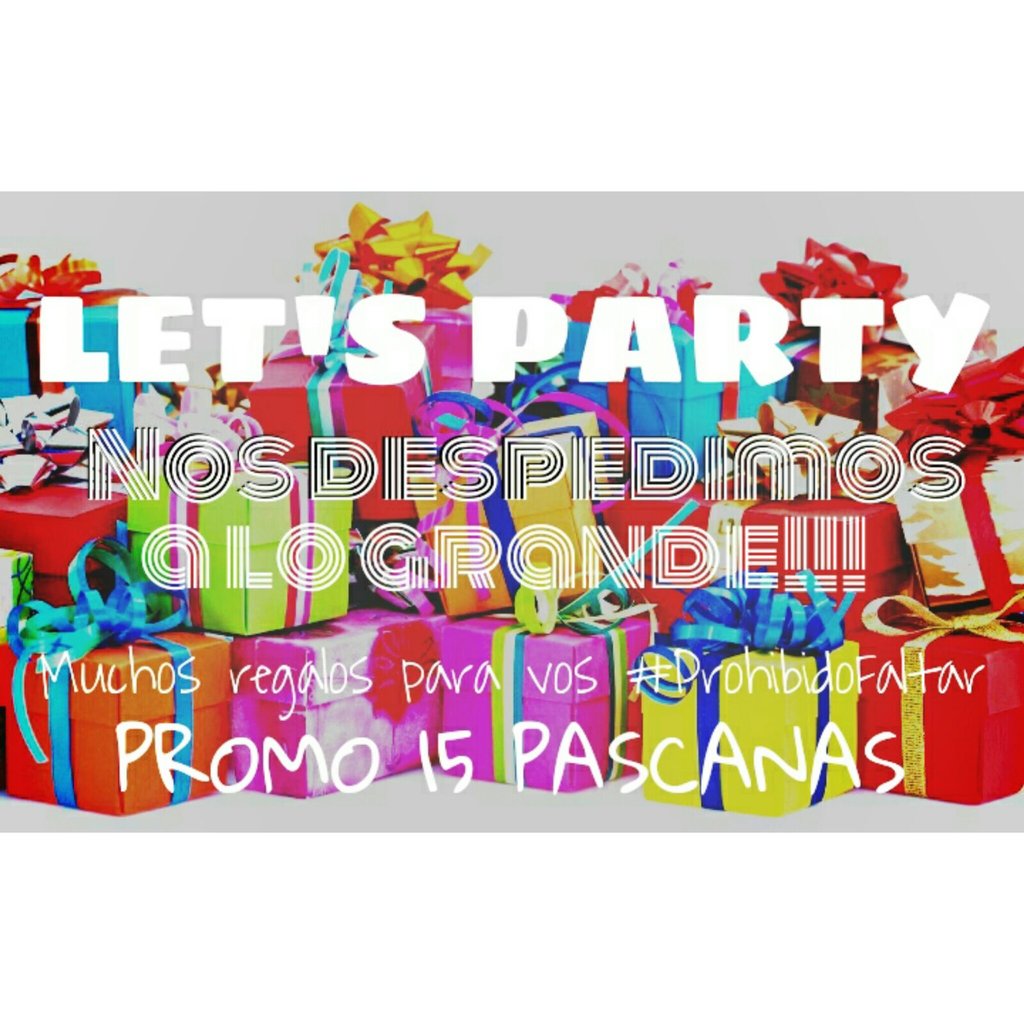 BolondiAbril's tweet photo. Llega el gran final🎊 Estaremos sorteando ✔Viaje a VCP para dos personas ✔Remeras. ✔Bebidas. #NoPodesFaltar!  #P'15P https://t.co/T7oNkj5bDR