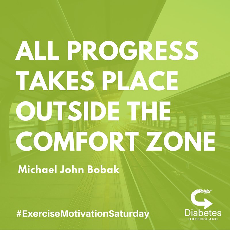 diabetesqld's tweet photo. It feels good to get out of your zone every now and then. 
#ExerciseMotivationSaturday #DiabetesQld https://t.co/qVNWsrM77E