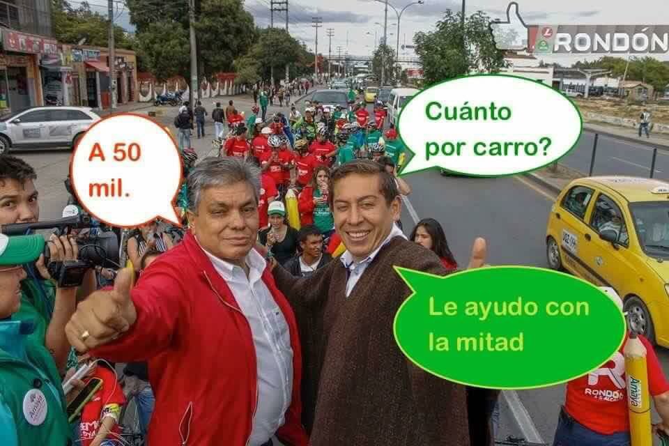 NoMasDeLoMismo5's tweet photo. @GilbertoRondonG esa forma de comprar votos, que descaro @PartidoVerdeCoL al darle aval a personas como este Sr. https://t.co/UqYw3PvVsB