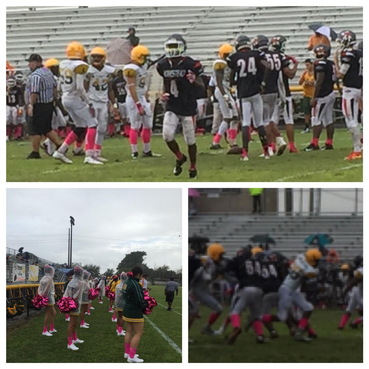 miamikilliansr's tweet photo. Cougars vs Broncos #football #rainorshine Go Knation 🏉@MDCPS @MDCPSSouth @MiamiSup https://t.co/auf8xzqkWg