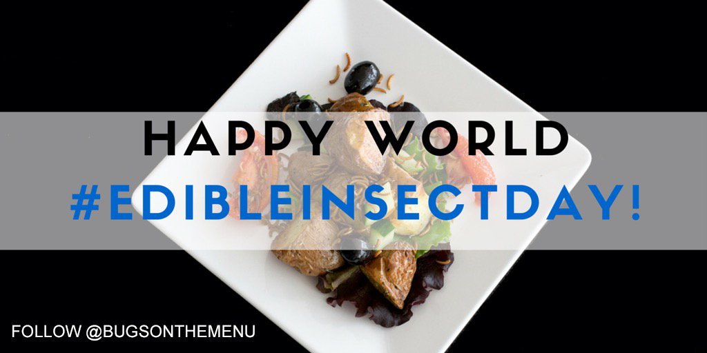 AspireFG's tweet photo. Happy World #EdibleInsect Day! #Edibleinsects for #foodsecurity &amp; #sustainability. #WEID @BugsontheMenu #entomophagy https://t.co/z5bhEz7eE1