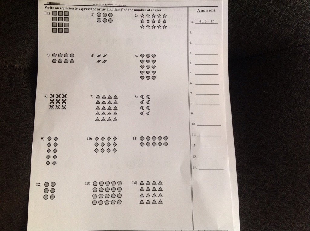 mrsgatesclass's tweet photo. We did multiplication  math !😎and everybody  had fun😊😉 -Sebastian https://t.co/W1590MjBpz