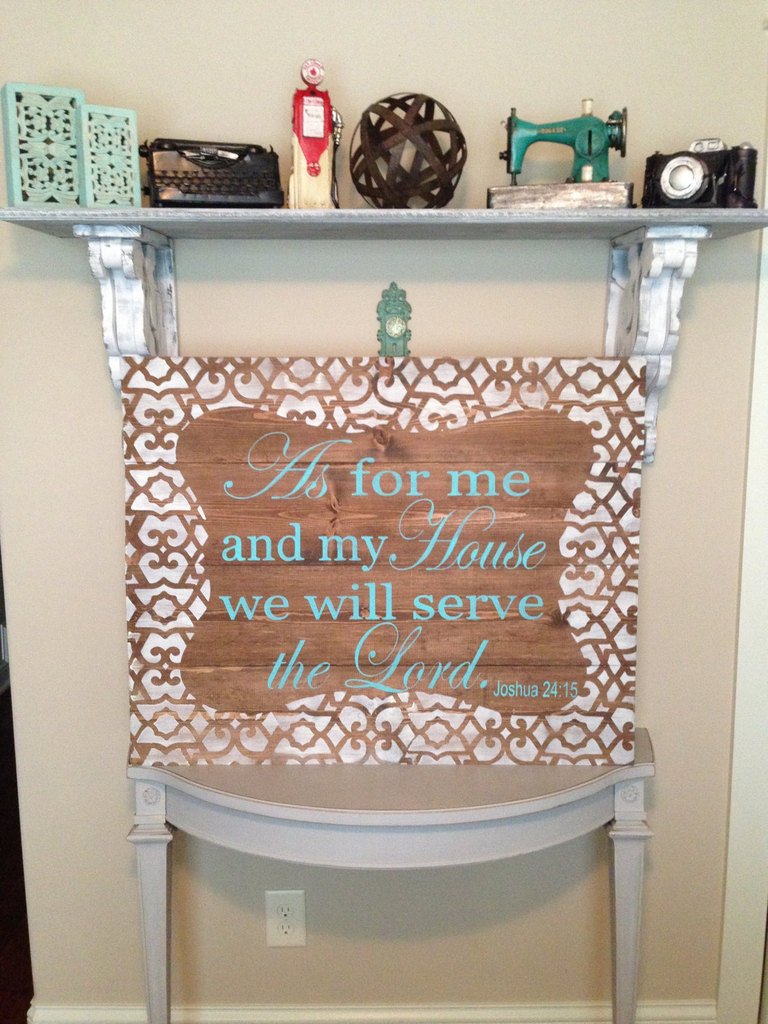ChicRusticSigns's tweet photo. Wood  "As For Me and My House We Will Serve the Lord"  Custom Quote sign with beautiful chic pattern background by … https://t.co/JQHxw5gnnW