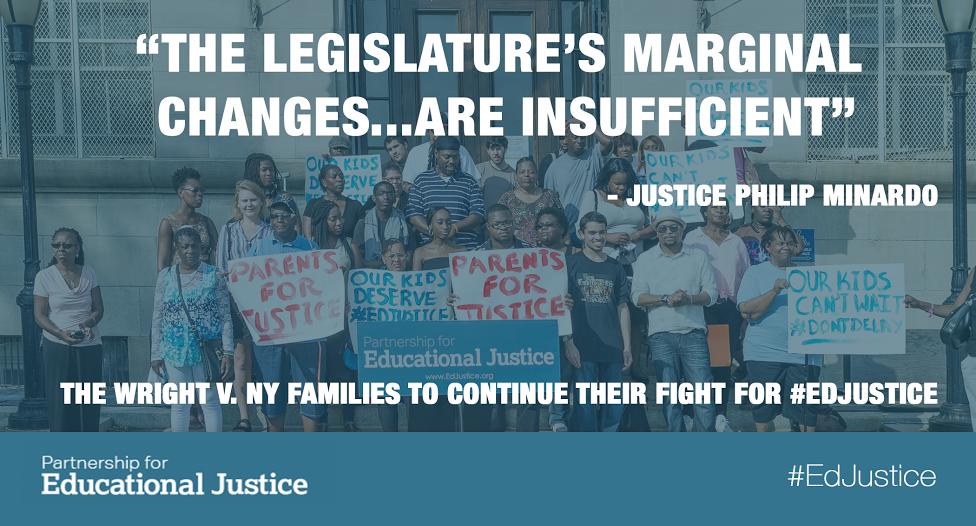 Part4EduJustice's tweet photo. #WrightvNY to move forward - so proud of these parents and their fight for #edjustice! https://t.co/APIkGlEnVO