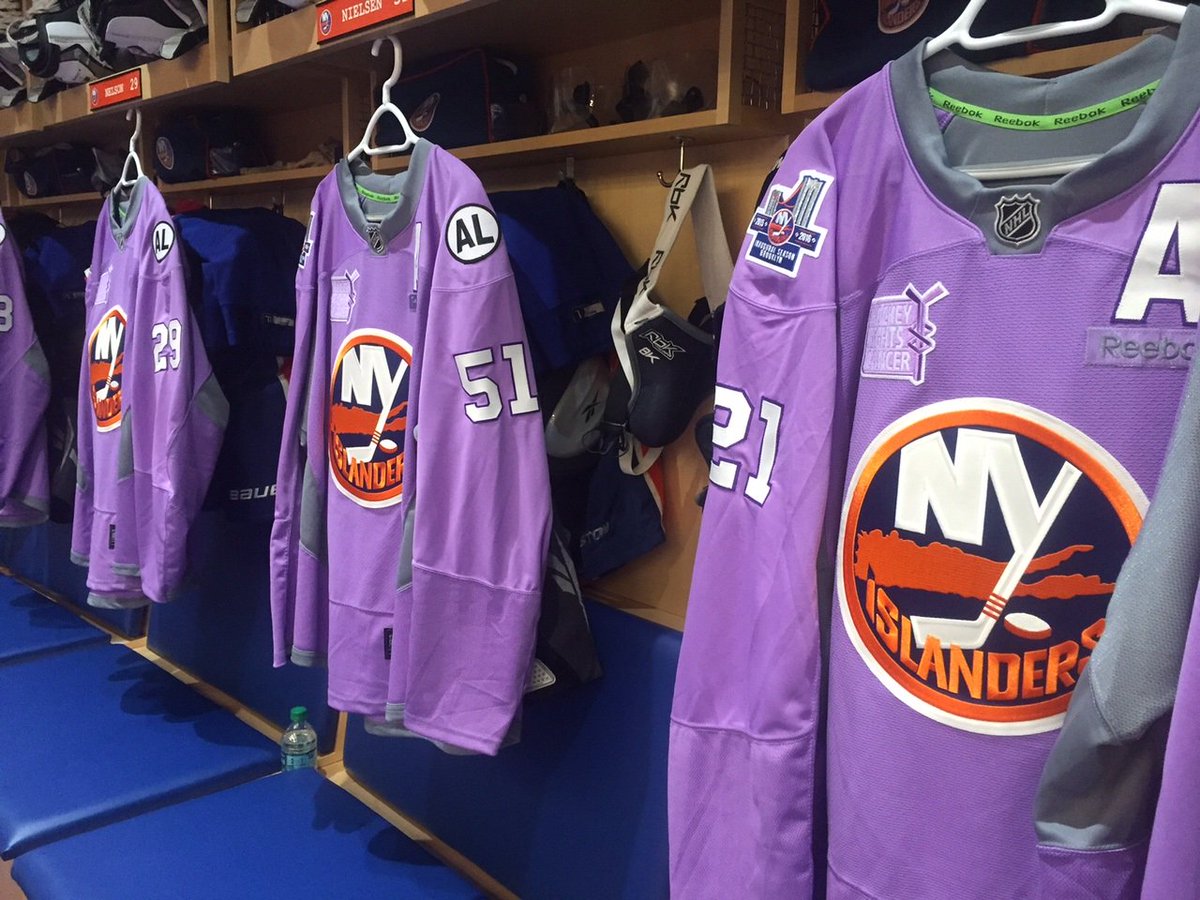 new york islanders hockey fights cancer jersey