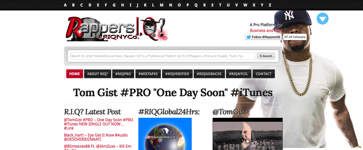 RappersIQ's tweet photo. 1. @TOMGIST #TakeOver "One Day Soon" #Itunes + Video . 2. @DESOVERIEGNNATI  "Eye Get It Now" https://t.co/C3NVVZxjz1 https://t.co/rOsreTt1d2