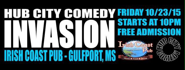 irishcoastpub's tweet photo. @hubcitycomedy tonight downtown  @CityofGulfport @irishcoastpub is hosting Laff off #comedy #sidesplitter #standup https://t.co/NAdlhokXQE