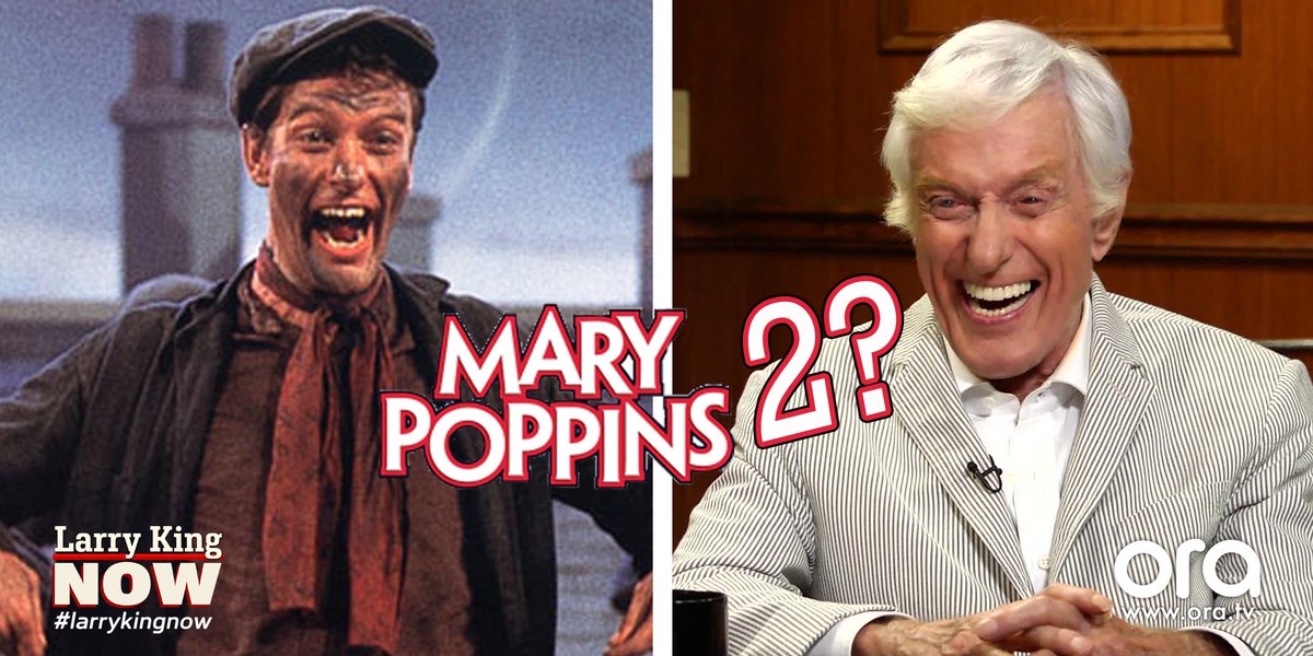 OraTV's tweet photo. .@Kingsthings asked Dick Van Dyke about the ‘Mary Poppins’ Sequel - his response? Find out: https://t.co/EWaVz9Rzmb https://t.co/txP3B4V72c