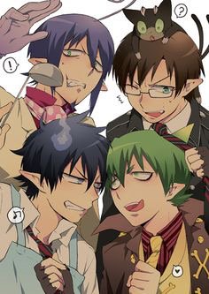 Rin Okumura (@satansblueflame) on Twitter photo 