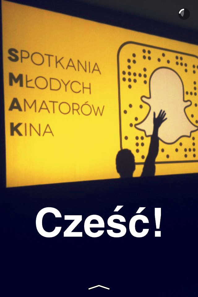 StudenckiNKF's tweet photo. Macie @Snapchat.a ? @kinopodbaranami wraz z licealistami, uczestnikami #SMAK.u ogarnia profil #smakkina. Polecamy! https://t.co/9kJ9DuZTxy