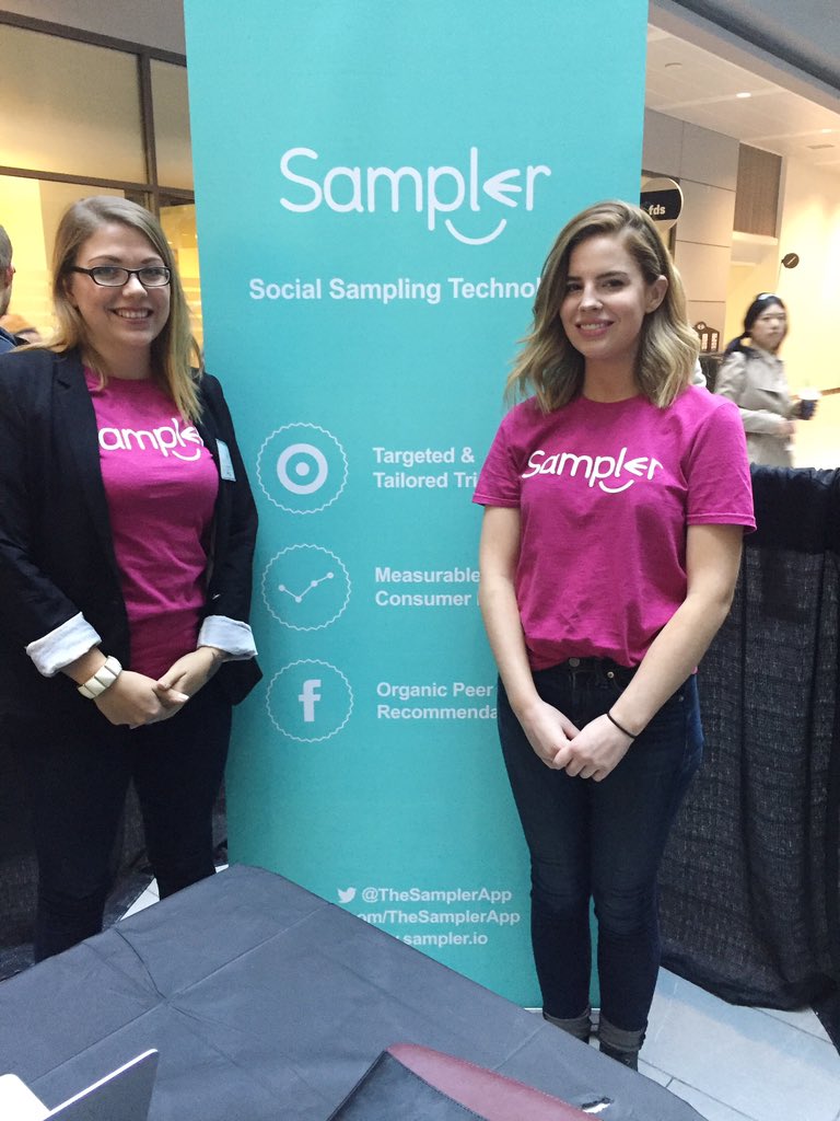 SamplerBusiness's tweet photo. Met some amazing candidates at @MaRSDD #TOstartupJF today! Thanks to all who came out to learn about Sampler! https://t.co/iOI0vWRlE4