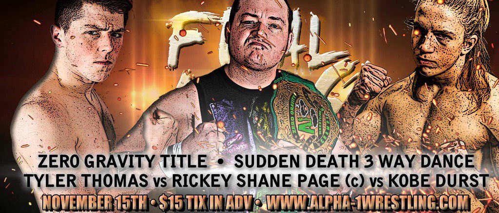 Alpha-1 Wrestling #FinalAct6 Ft. <a href="/ColtCabana/">Colt Cabana🦦</a>'s FIRST EVER LIVE #AOW in Canada + NEW CHAMP CROWNED &amp; MORE!!! #RT