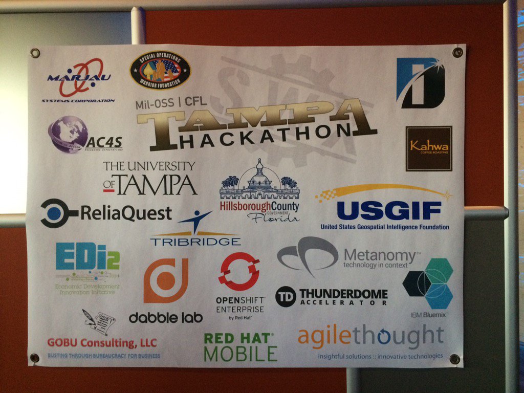 StartupMonkey's tweet photo. Great crowd gathered for Mil-OSS hack-a-thon at Tampa SOFWORX #swxhack https://t.co/tiy4LRxkZR