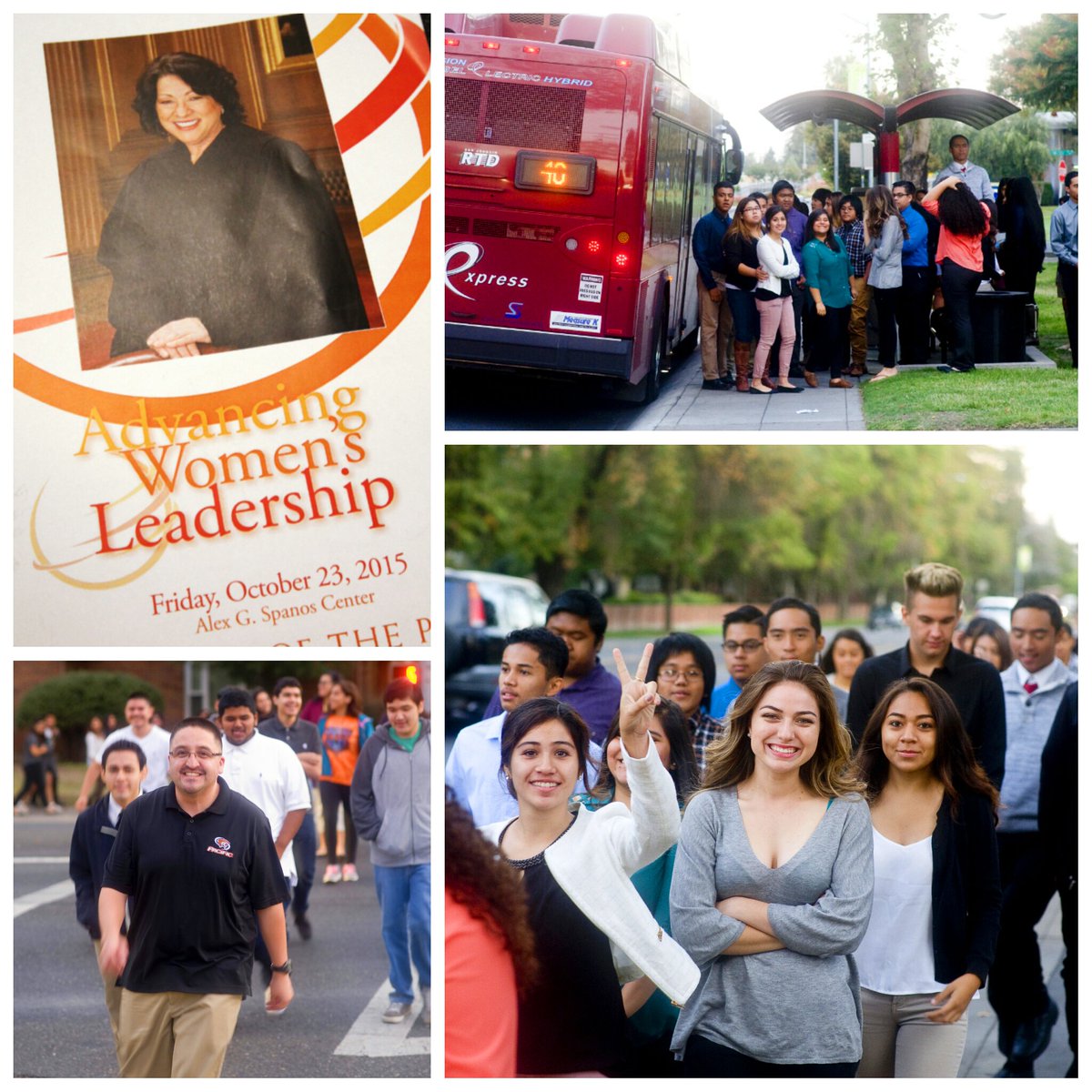 SanJoaquinRTD's tweet photo. Great to see @StocktonUnified students take RTD to see Justice Sotomayor at the #AWL2015 Forum. #ItsCoolToRideTheBus https://t.co/suVtTtaWBf