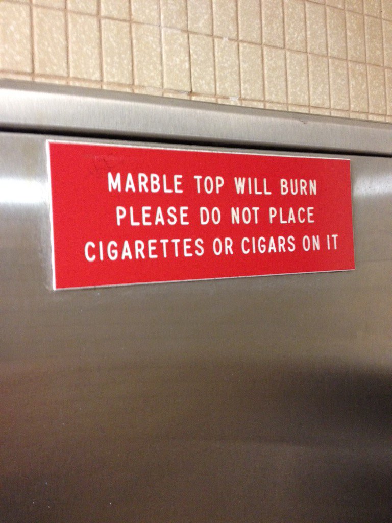 FDNMbusiness's tweet photo. Also, there's this awesome sign in the men's bathroom. https://t.co/195IizqnG5