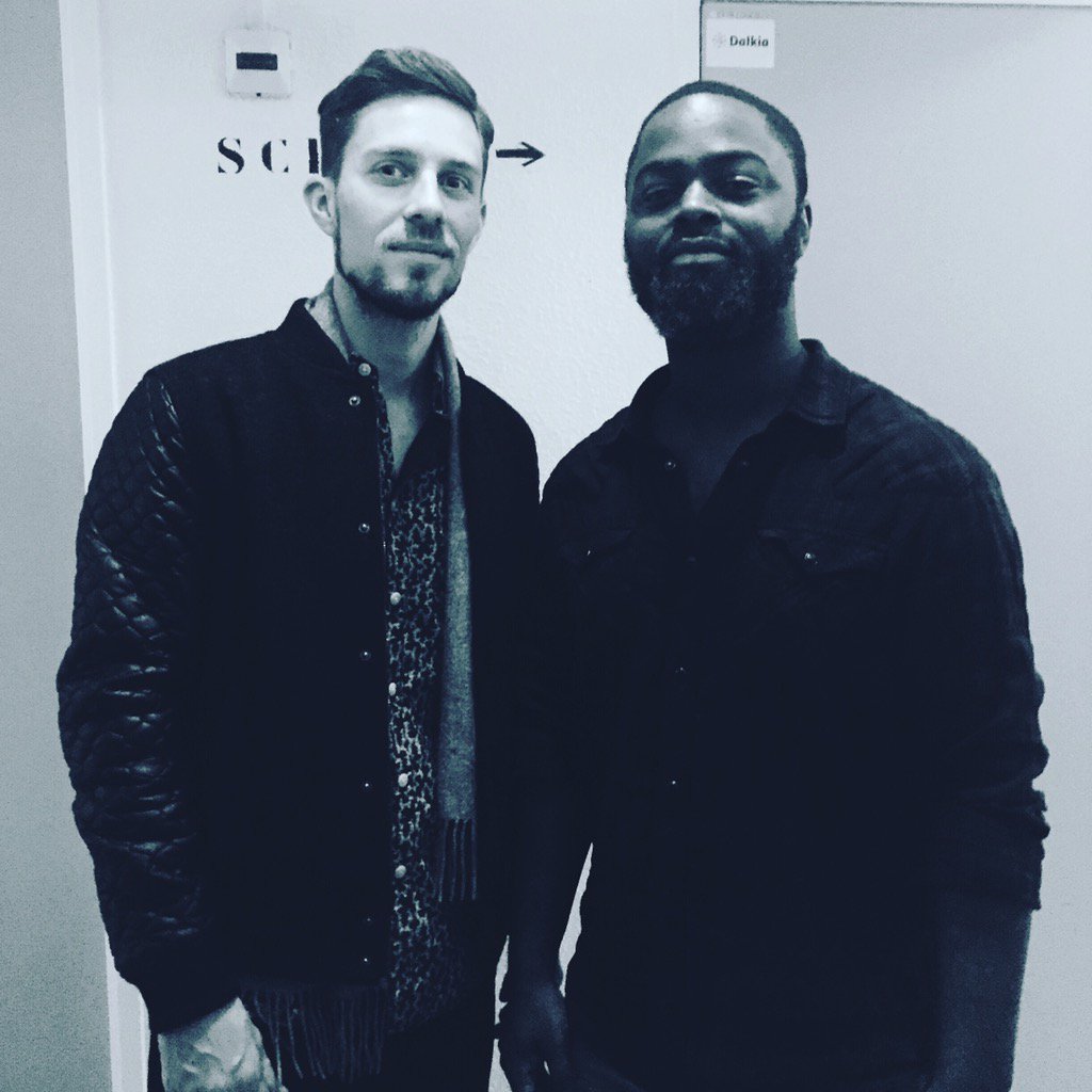 Me &amp; Marcus Gilmore after tonight's show with Sullivan Fortner in Clermont-Ferrand