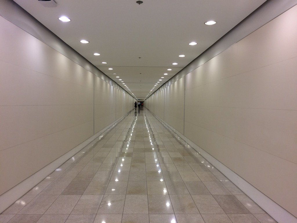 With underground ped tunnels like this in Houston, no wonder streets are empty?
I forgot to bring my light sAber
