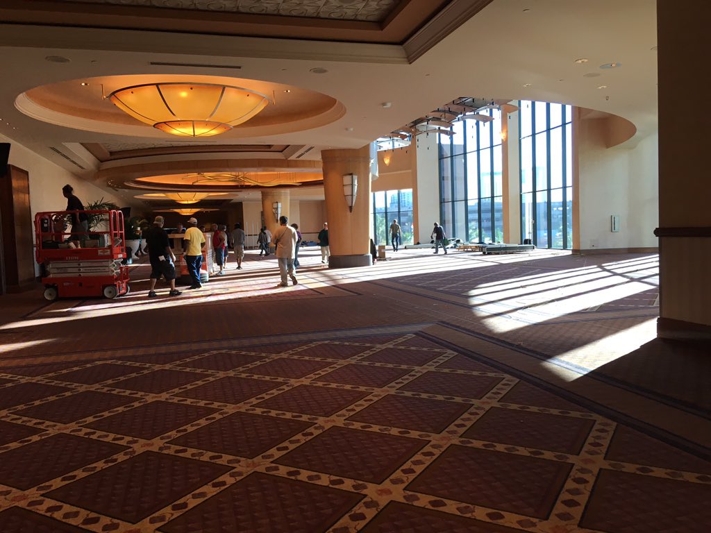FrancescaT_14's tweet photo. Saddest picture of #Data15 yet. The Conference Center tear down. https://t.co/0JZ78Hams6