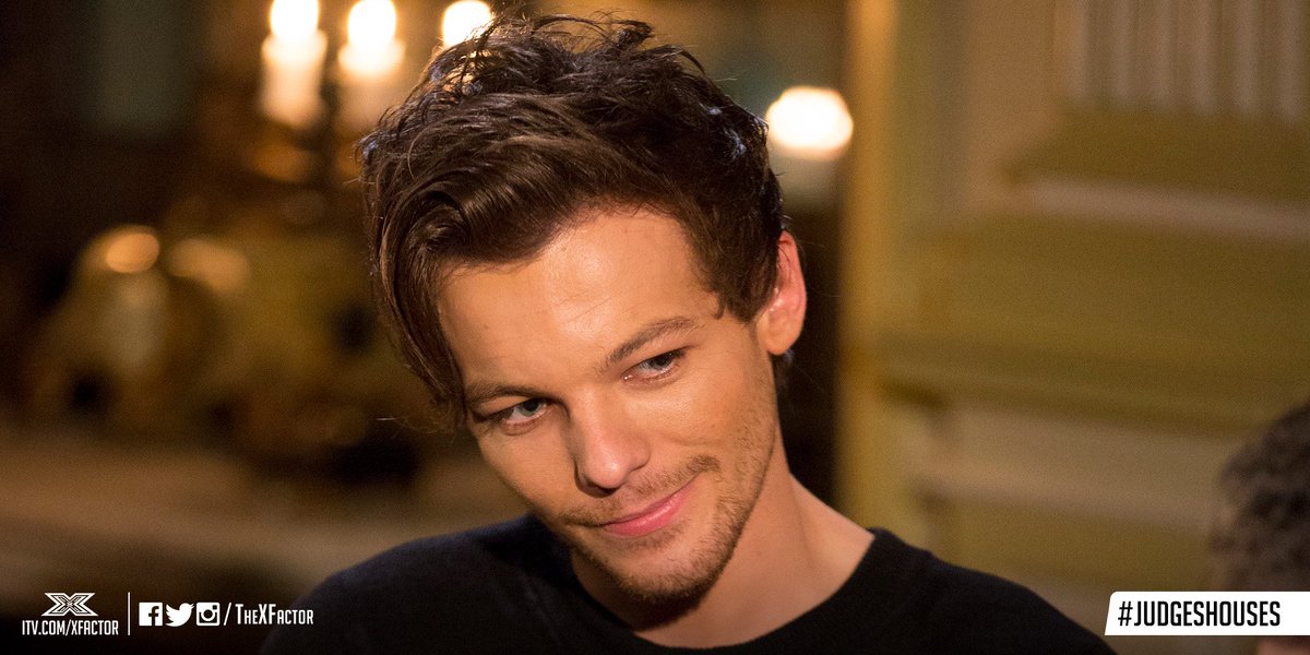TheXFactor's tweet photo. .@onedirection's @Louis_Tomlinson talks Guest Judge nerves, Bupsi and more!👉https://t.co/p1aqqORobG 💬 #JudgesHouses https://t.co/gZwW9xQIGq
