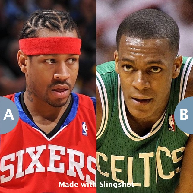 Slingshot_App's tweet photo. Who was better in their prime, Allen Iverson or Rajon Rondo? https://t.co/wVW9eVjWJI https://t.co/Og20RKaeY7