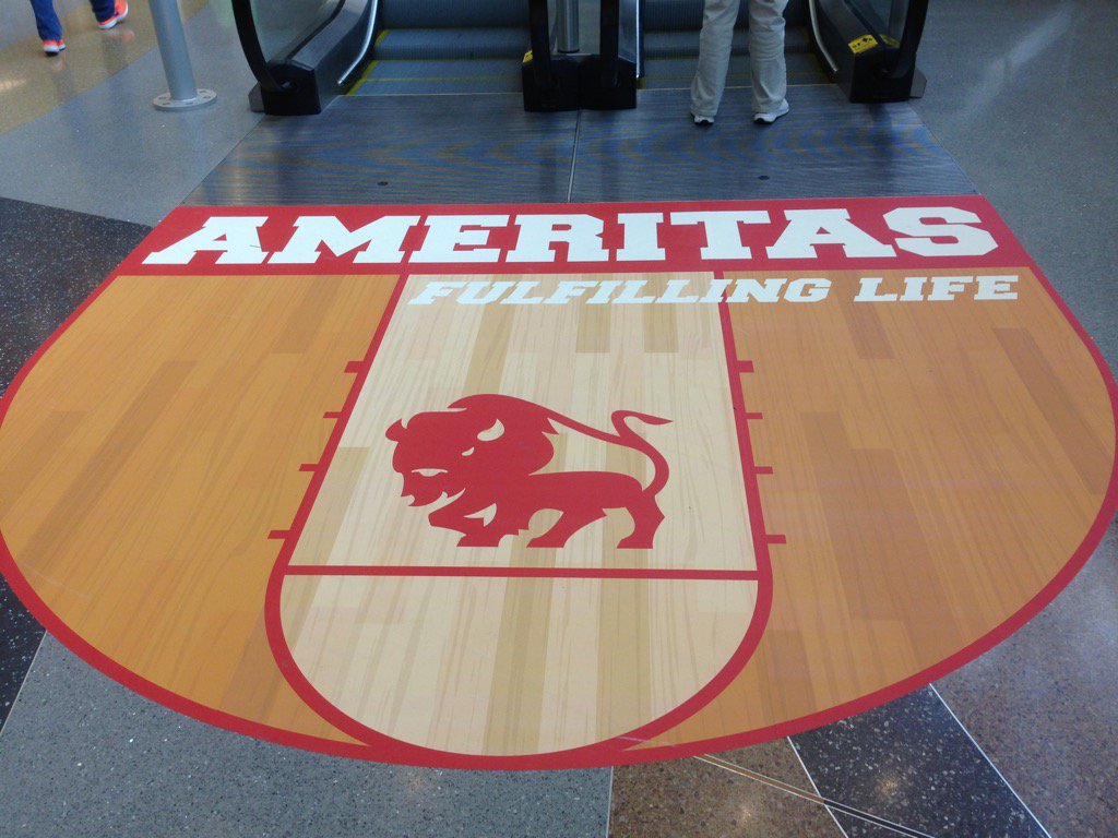 #ameritas #fulfillinglife #NBA getting ready for the game to start.