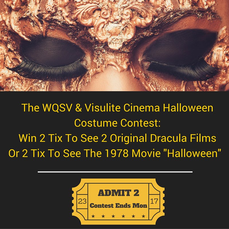 Enter our costume contest and win tickets to see a movie at the Visulite Cinema - Downtown Staunton.
