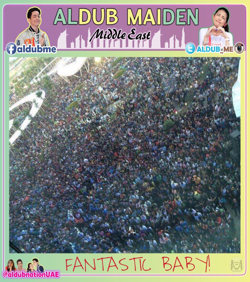 in_youreyes's tweet photo. Ang dami! Ingat lahat!
"@aldubnationUAE: THE CROWD IS JUST OVERWHELMING GUYS!
ALDUB YOU ALL!
#ALDubEBTamangPanahon
https://t.co/YyttbPNcJ6"