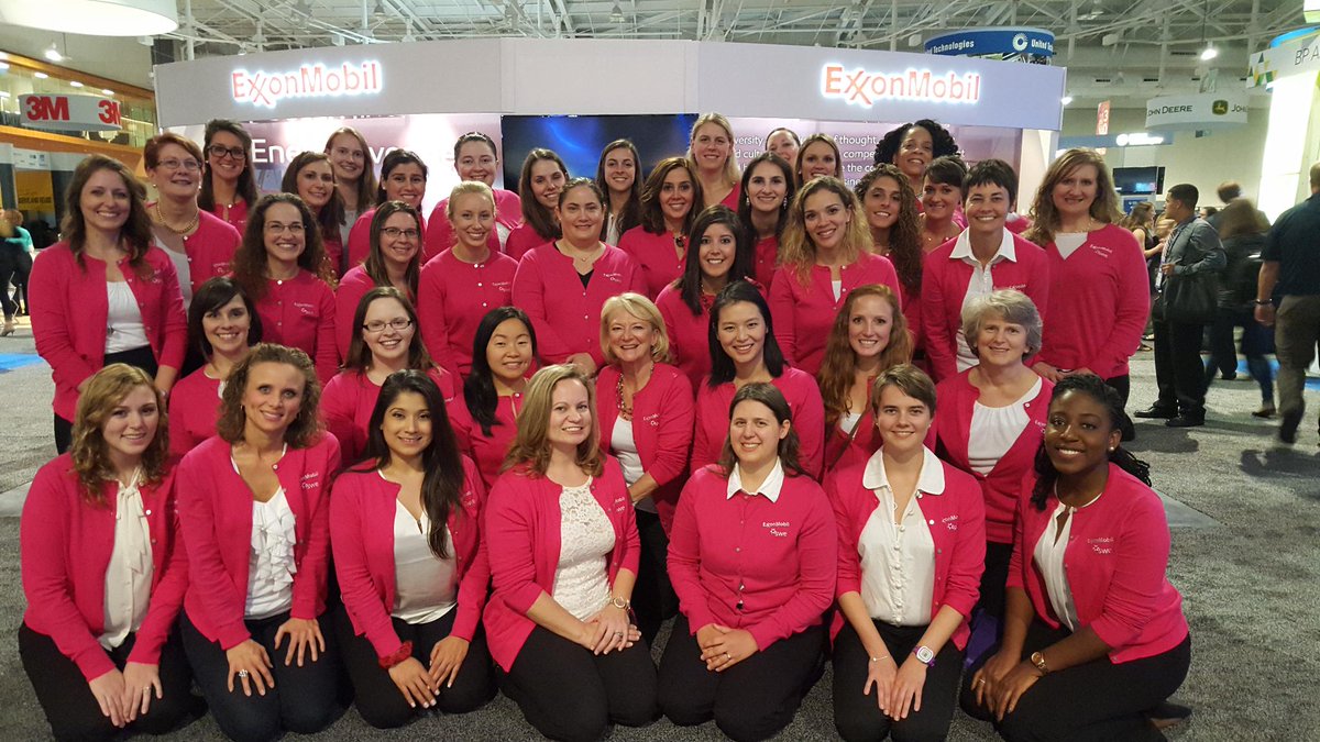 exxonmobil's tweet photo. Over 50 of our employees &amp; engineers are at #WE15 helping to inspire the next generation to #BeAnEngineer https://t.co/i7IdK8oSao