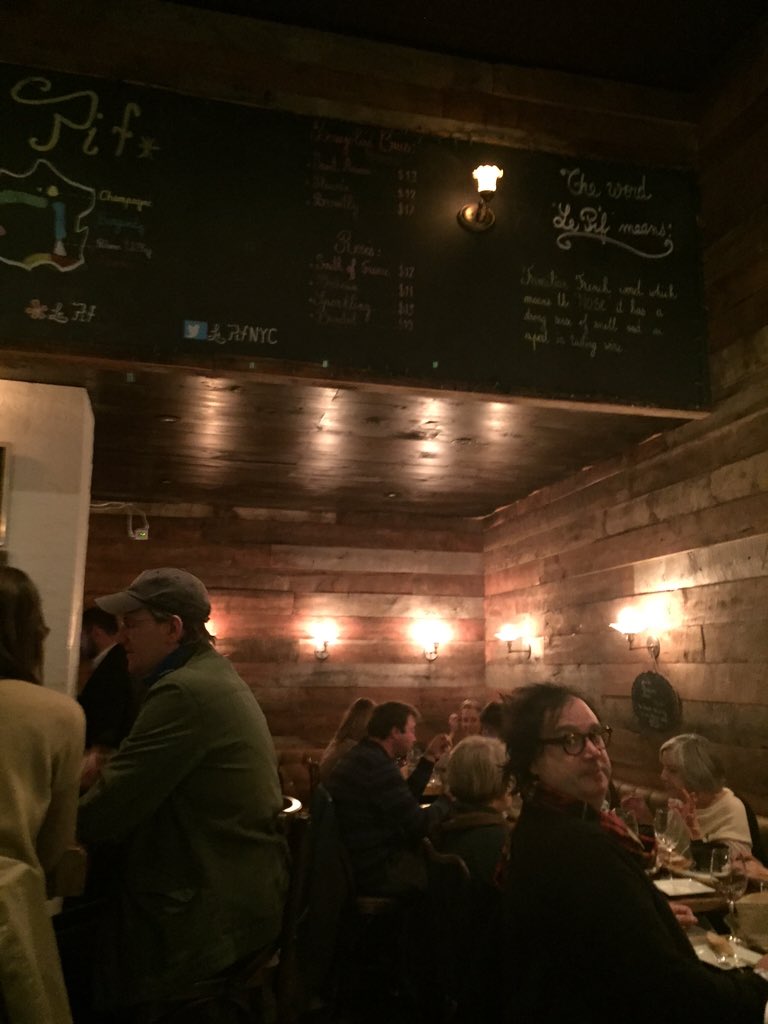MaryamM's tweet photo. Perfect Friday night spot: @lepifnyc...charming neighborhood wine bar with some tasty light fare options. #NYC https://t.co/2pZb0XB8El