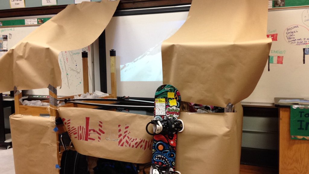 SJSwilliamf's tweet photo. International night! 8th grade homeroom turned into Switzerland! #sjsgrade8 https://t.co/6Japj78P7n